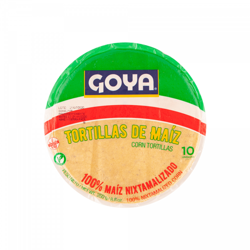TORTILLA DE MAIZ 250g 10stk GOYA