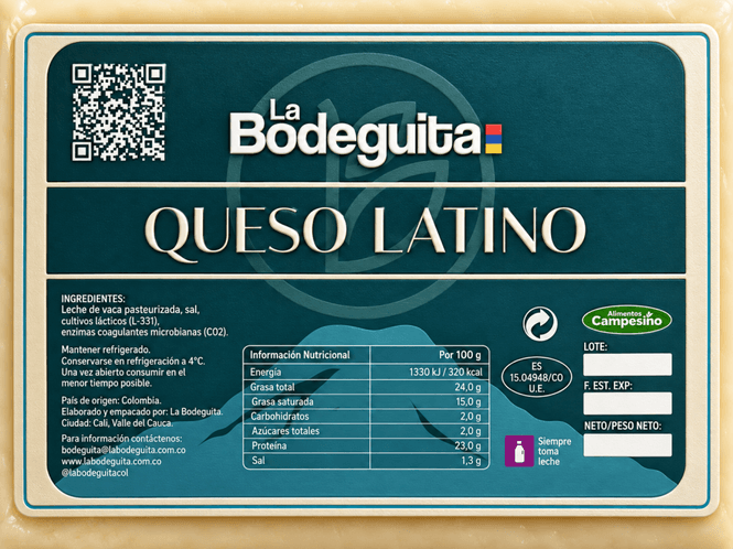 Hovedbilde QUESO FRESCO LATINO 250g LA BODEGUITA