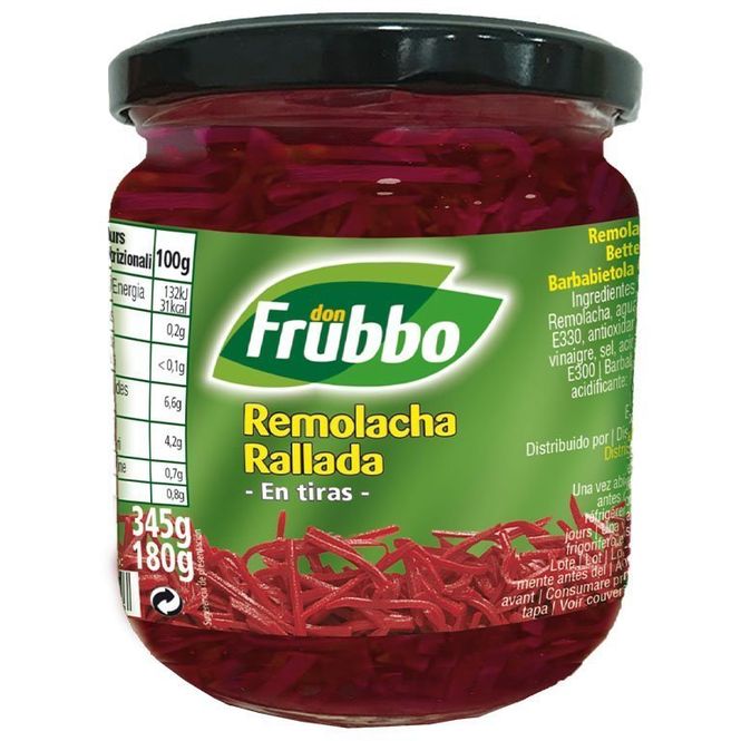 Hovedbilde REMOLACHA RALLADA EN TIRAS DON FRUBBO 345g