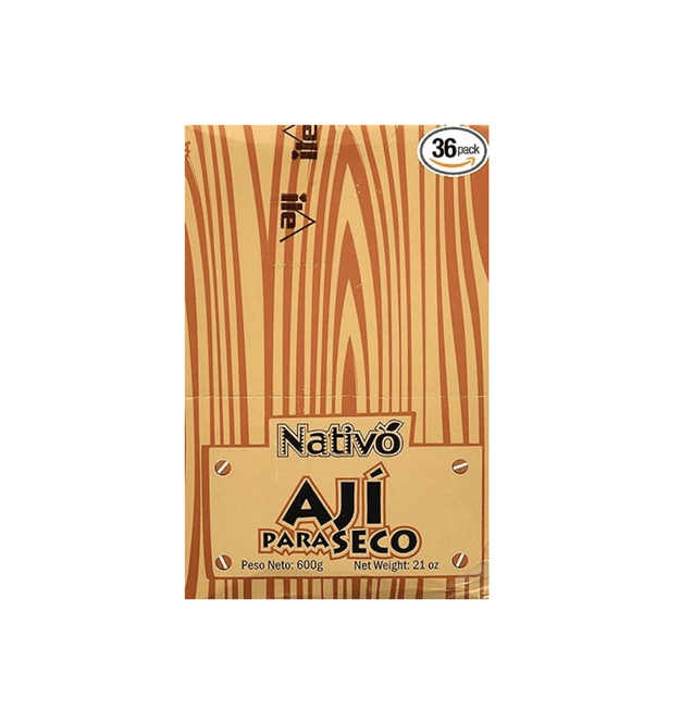Hovedbilde AJÍ PARA SECO NATIVO DISPLAY 12 stk 600g